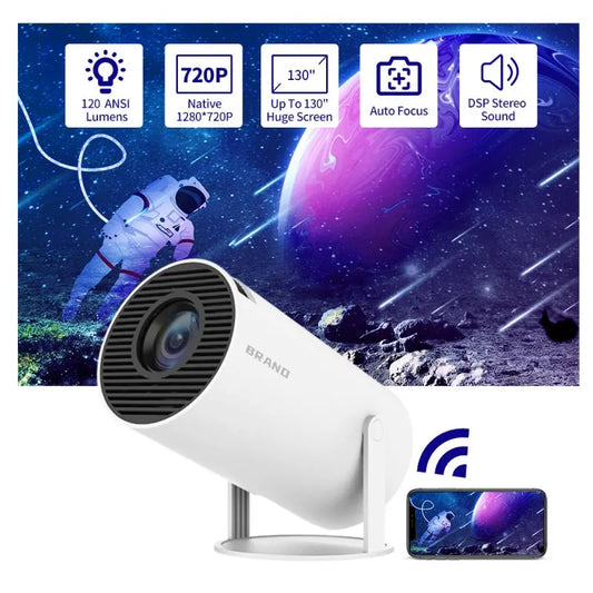 WIFI Projector 720P 4K Portable MINI Projector TV Home Theater Cinema HDMI Support Android 1080P For Mobile Phone